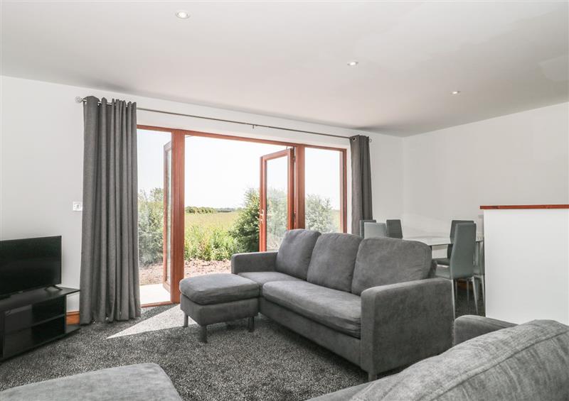 Relax in the living area at Bluebell Lodge, Meadow view lodges, Berrow near Brean