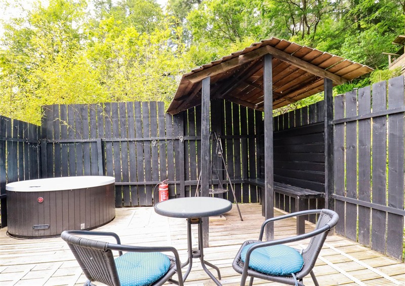 Enjoy a cup of tea on the patio