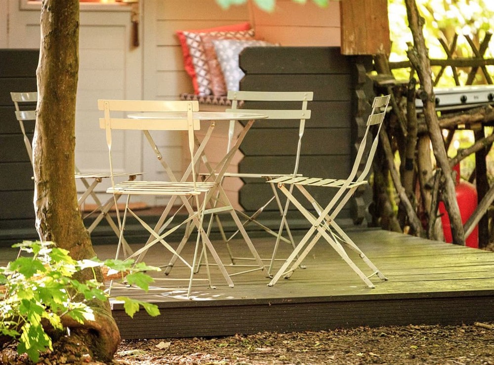 Decking at Bluebelle in Woolton Hill, nr Newbury, Hampshire