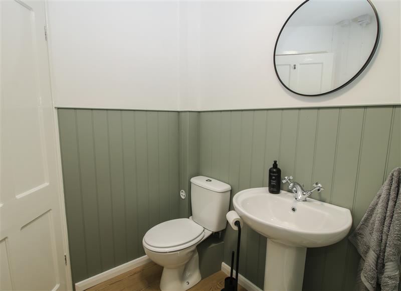 Bathroom at Bluebells Cottage, Gravels near Minsterley