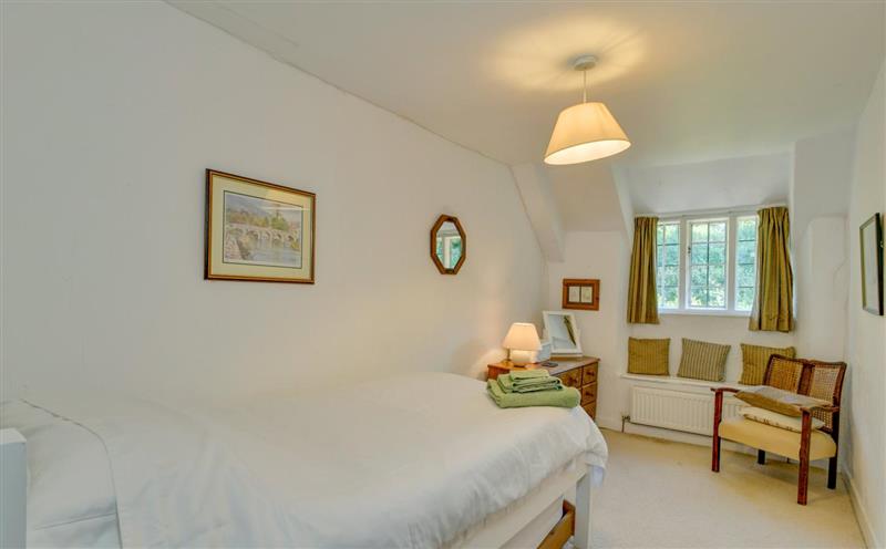 One of the bedrooms at Blueberry Cottage, Old Cleeve
