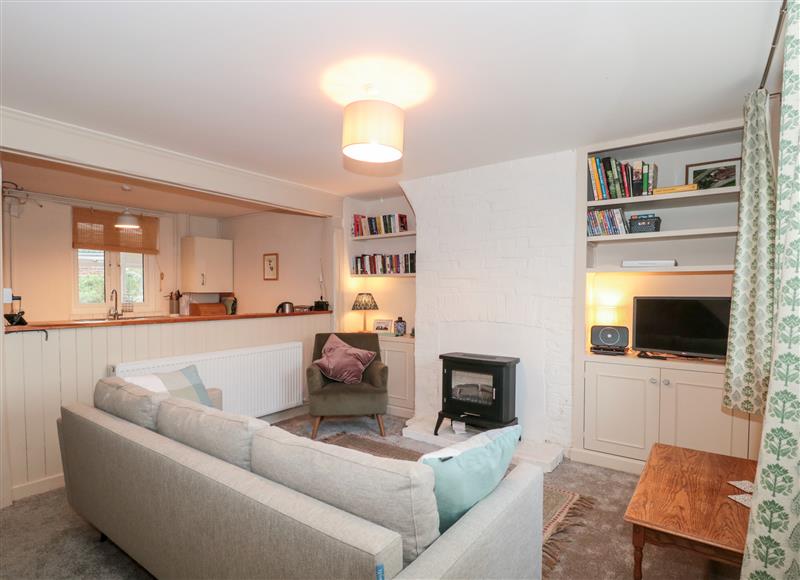 The living area at Bluebird Cottage, Castle Cary