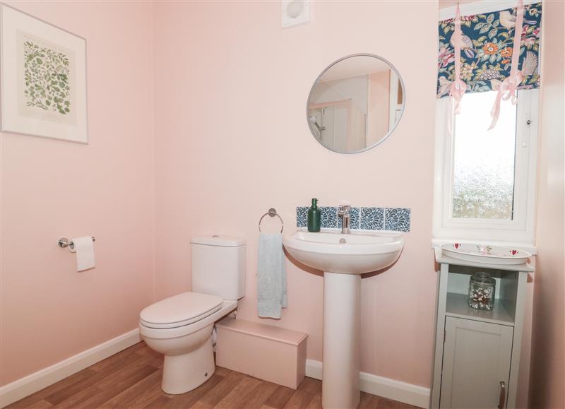 This is the bathroom at Bluebird Cottage, Castle Cary