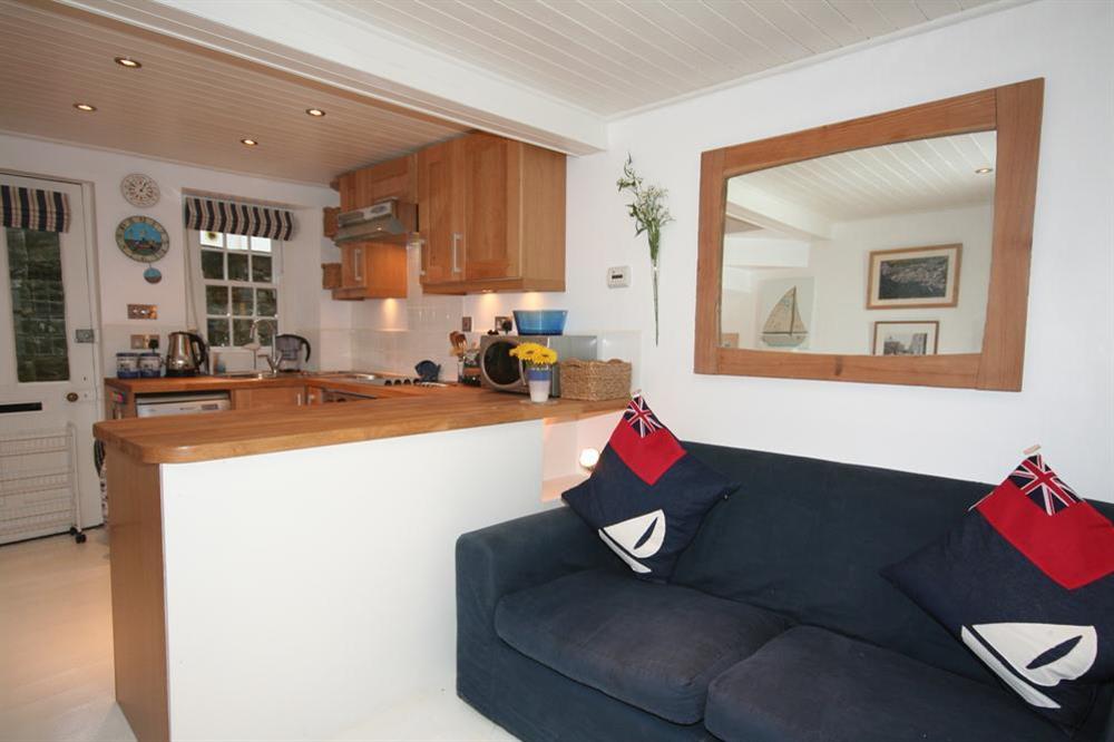 Living/Dining/Kitchen area (photo 2) at Blueboat Cottage in 23 Island Street, Salcombe