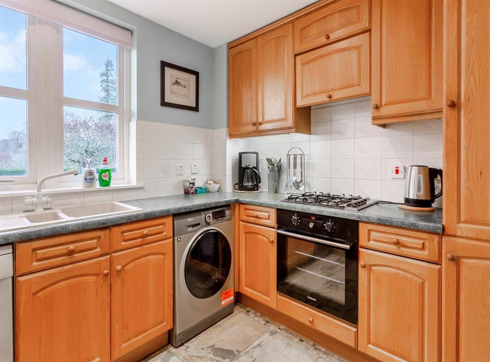 Kitchen at Bluegrass Retreat on the River Ness in Inverness, Inverness-Shire