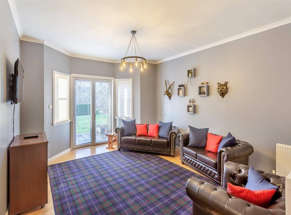 Living area at Bluegrass Retreat on the River Ness in Inverness, Inverness-Shire