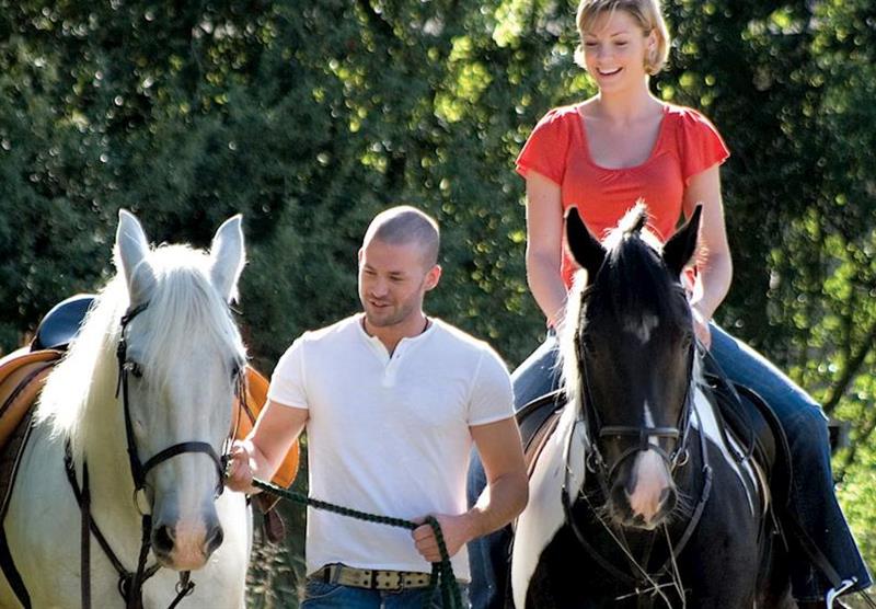 Horse riding within easy reach at Bluewood Lodges in Oxfordshire, Heart of England