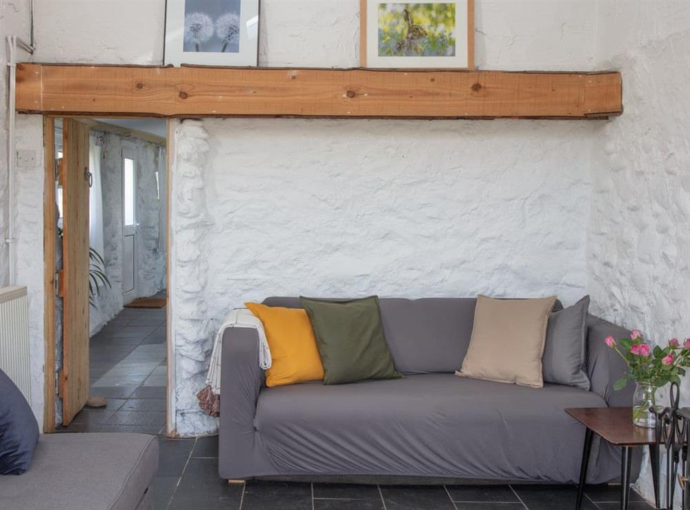 Living area at Boathouse in Clynnog Fawr, Gwynedd