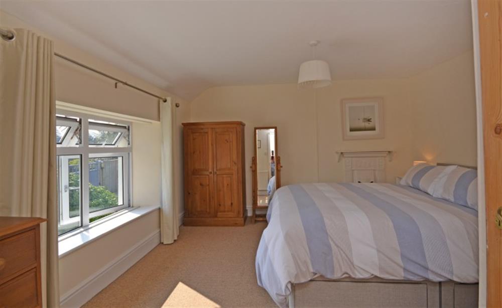 Another view of the master bedroom at Boathouse Cottage in Frogmore