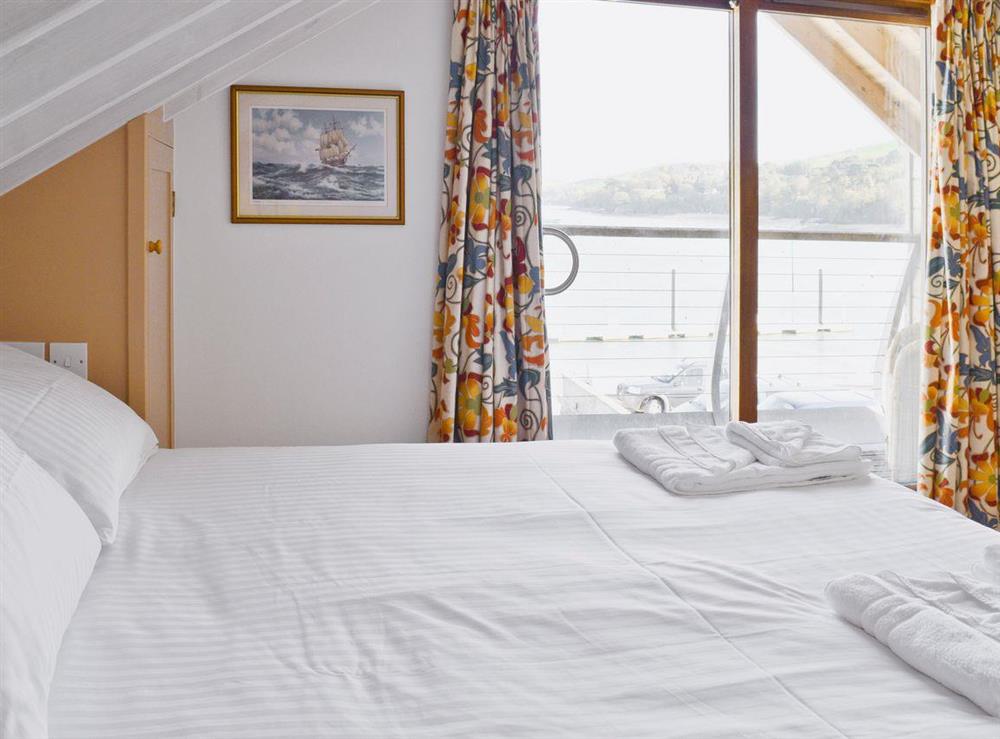 Double bedroom at Boathouse in Salcombe, Devon