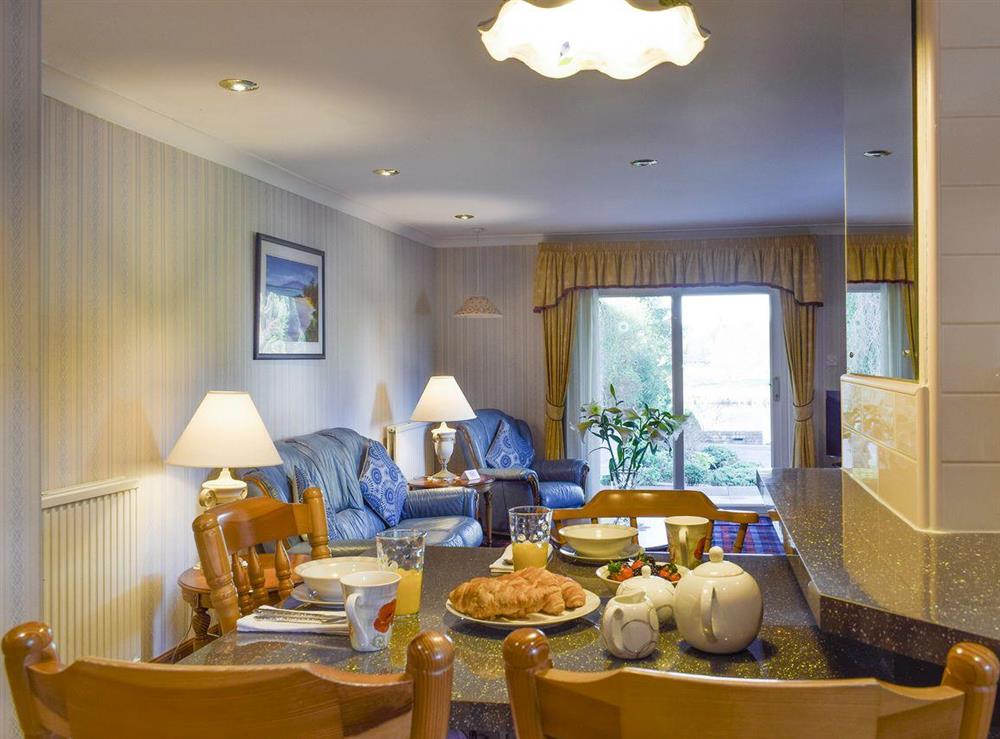 Convenient dining area at Boatland Cottage in Perth, Perthshire