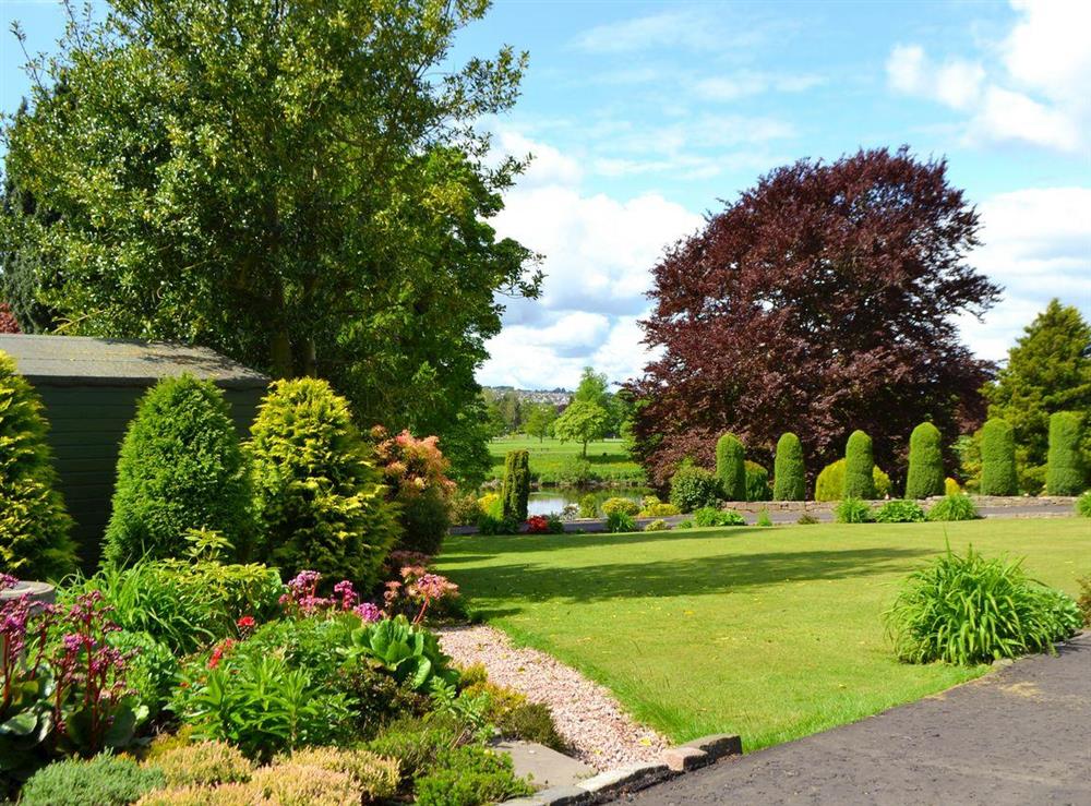 Stunning garden and grounds at Boatland Cottage in Perth, Perthshire