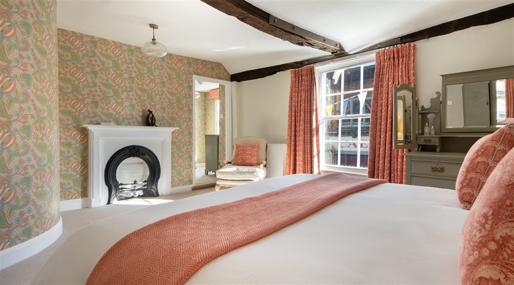 The double bedroom at Boatman's Loft in Whitby, North Yorkshire