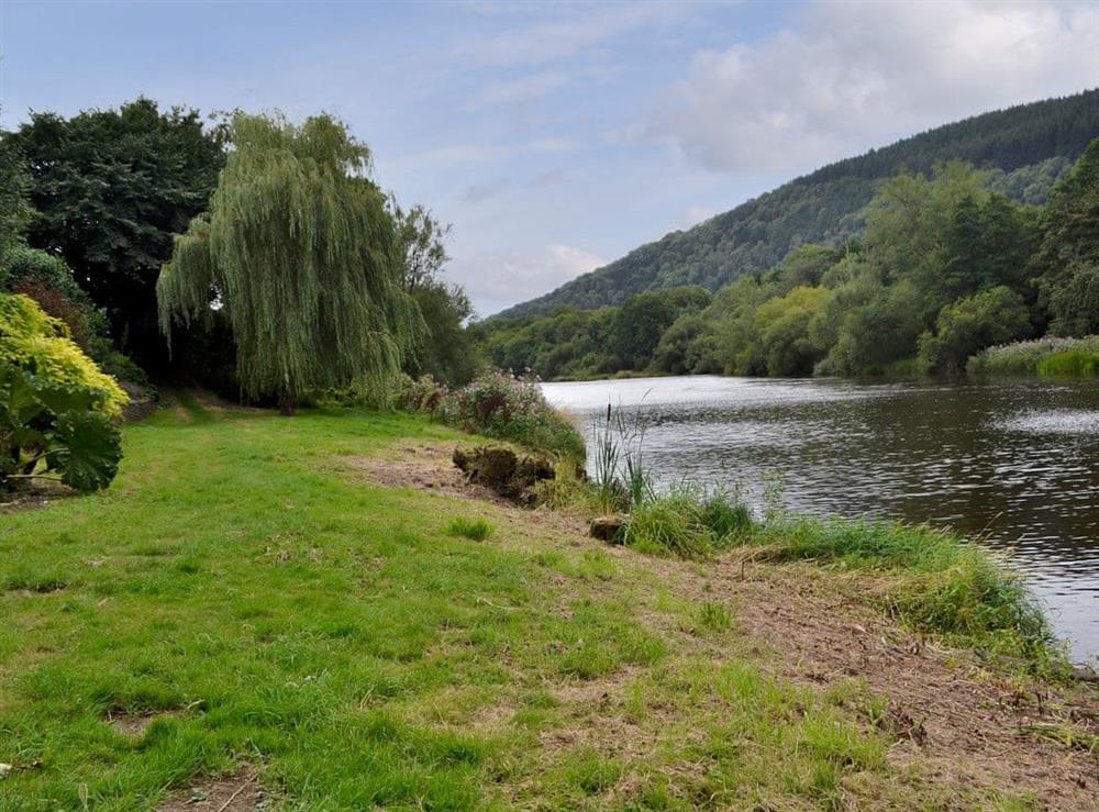Close to the River Wye and complete with fishing rights