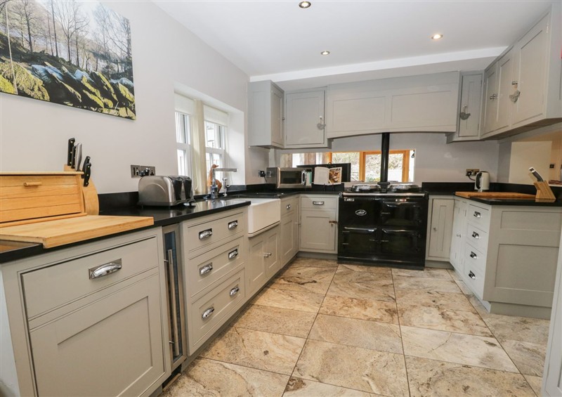 Kitchen at Bobbin Mill Cottage, Lakeside near Newby Bridge