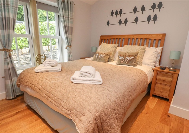 One of the 4 bedrooms at Bobbin Mill Cottage, Lakeside near Newby Bridge