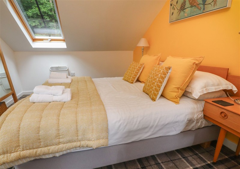 One of the bedrooms at Bobbin Mill Cottage, Lakeside near Newby Bridge