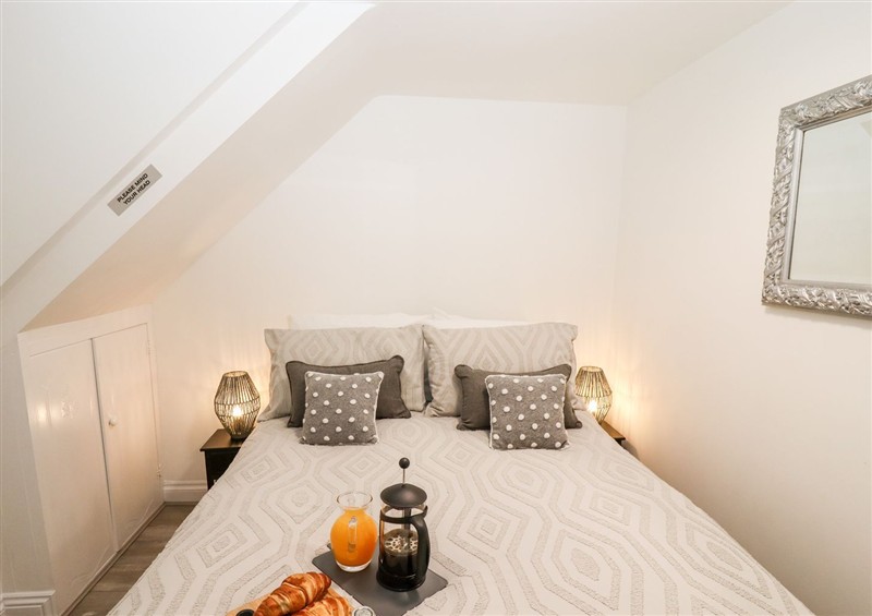 One of the bedrooms at Bobbys, Whitby