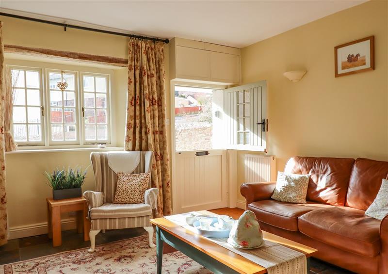 Relax in the living area at Bodkin Cottage, Dunster