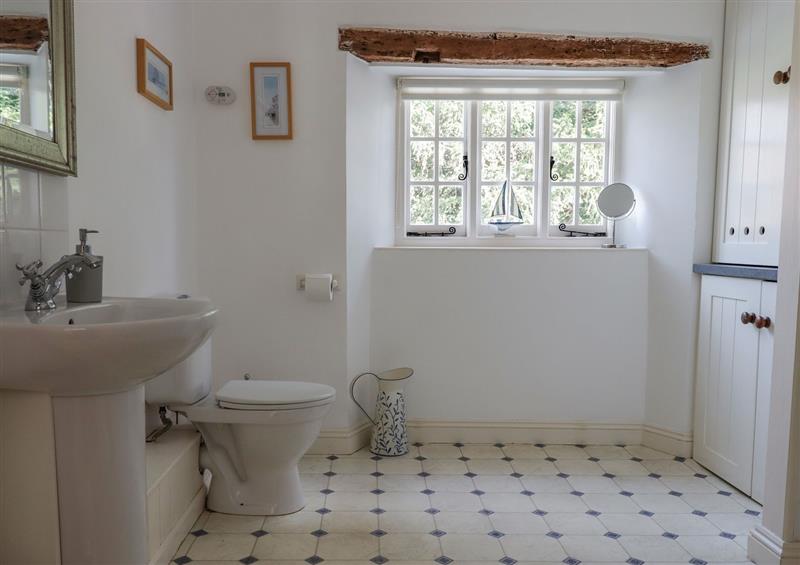 This is the bathroom at Bodkin Cottage, Dunster