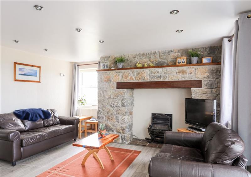 The living room at Bodlasan Groes Cottage, Llanfachraeth