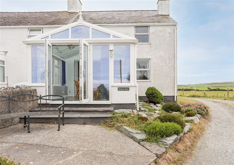 This is the setting of Bodlasan Groes Cottage at Bodlasan Groes Cottage, Llanfachraeth