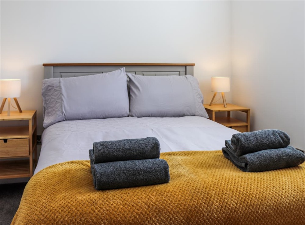 Double bedroom at Bodlyn Cottage in Tal-y-Bont, near Barmouth, Gwynedd