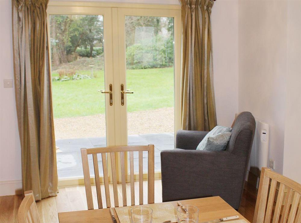 Light and airy dining area at Bodwen Corner Cottage in Wooton Bridge, Isle of Wight