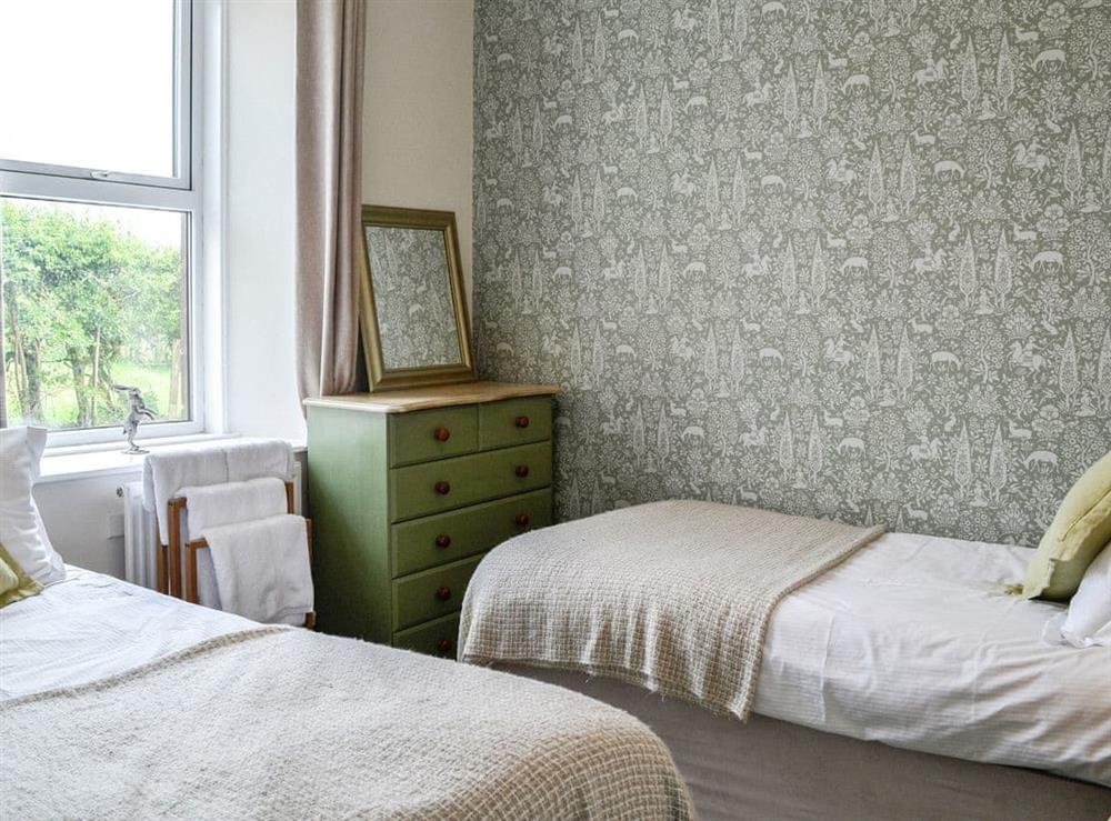 Twin bedroom at Bogrie Country Cottage in Annan, Dumfriesshire