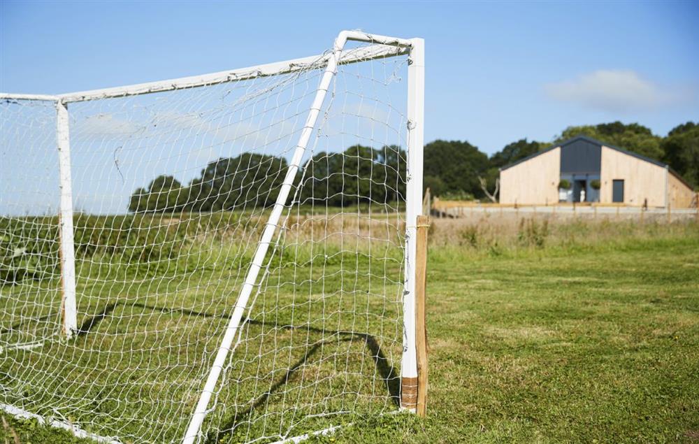 Play a game of football with friends at Bokes Barn, Hawkhurst