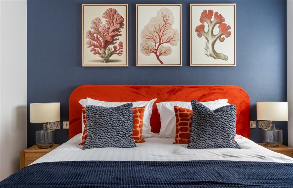 A bedroom in Bolberry Retreat at Bolberry Retreat in Thurlestone