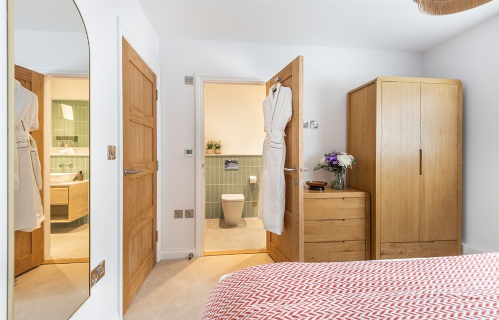 One of the bedrooms at Bolberry Retreat in Thurlestone
