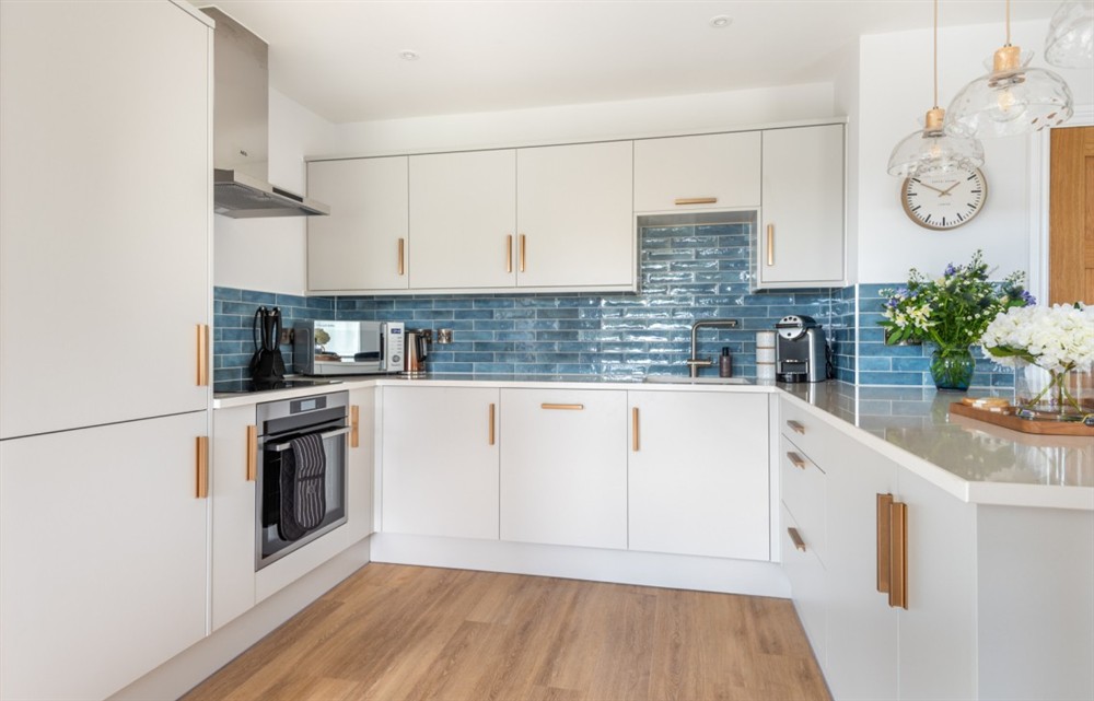 The kitchen at Bolberry Retreat in Thurlestone