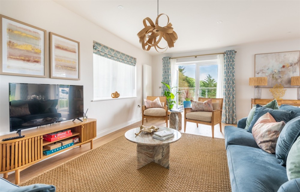 This is the living room at Bolberry Retreat in Thurlestone
