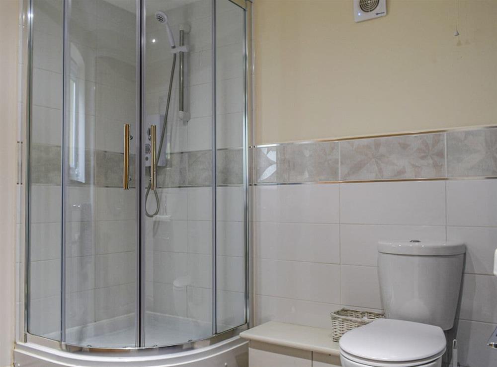 Shower room at Bolivar Barn in Lanner, Cornwall
