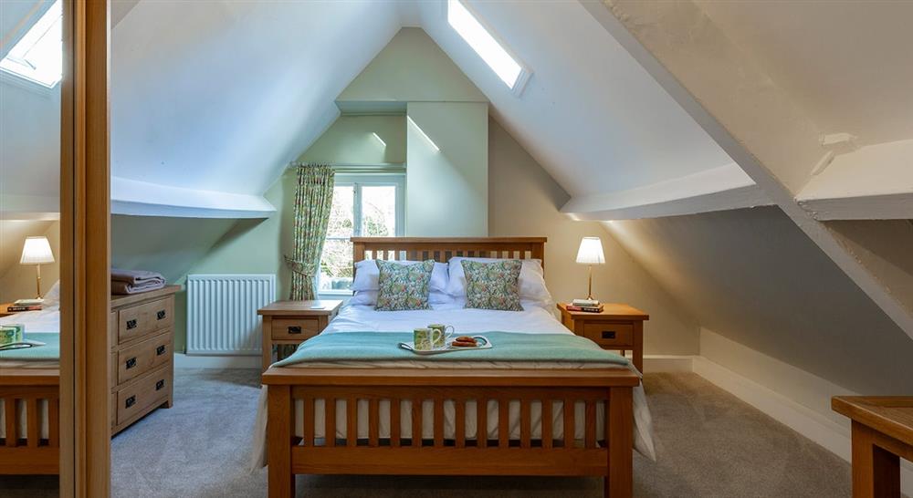 The double bedroom at Bolt Cottage in Morpeth, Northumberland