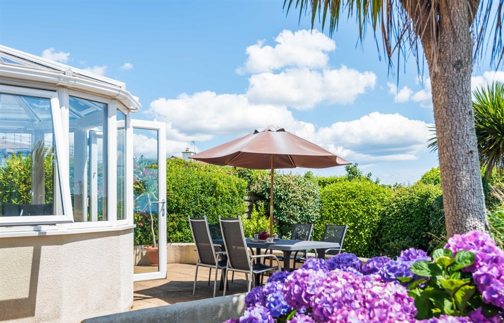 Enjoy the garden at Bolt Tail View in Thurlestone
