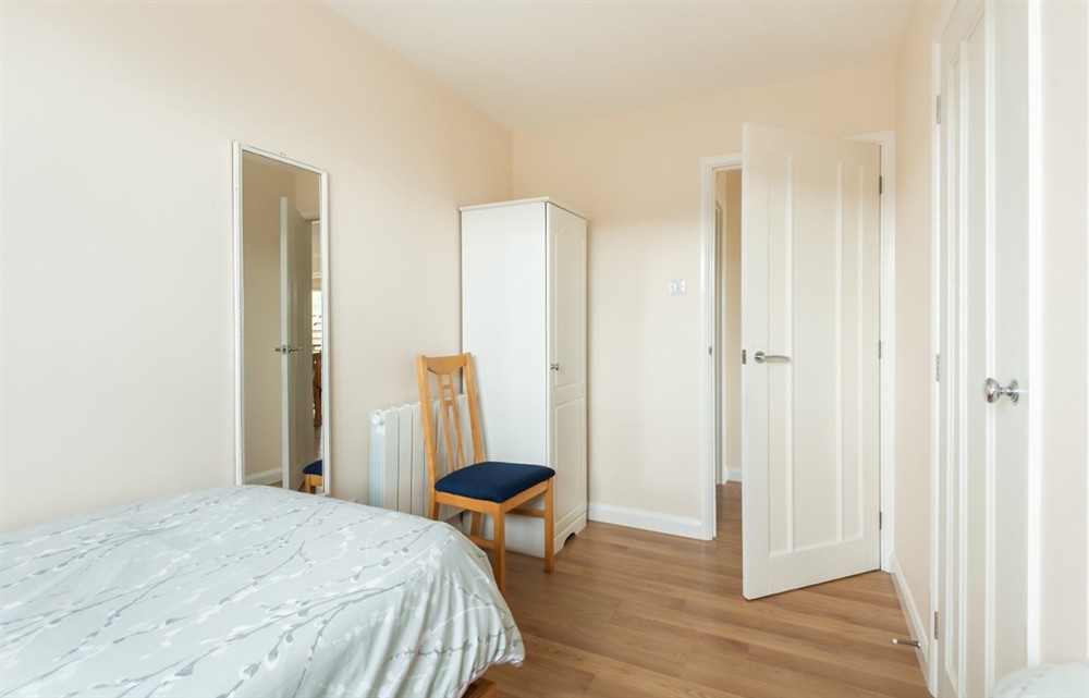 One of the bedrooms at Bolt Tail View in Thurlestone