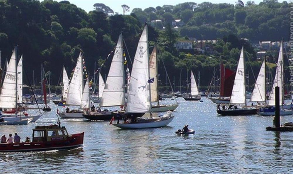 A scene from the popular Dartmouth Regatta at Bolthole Cabin, Dartmouth