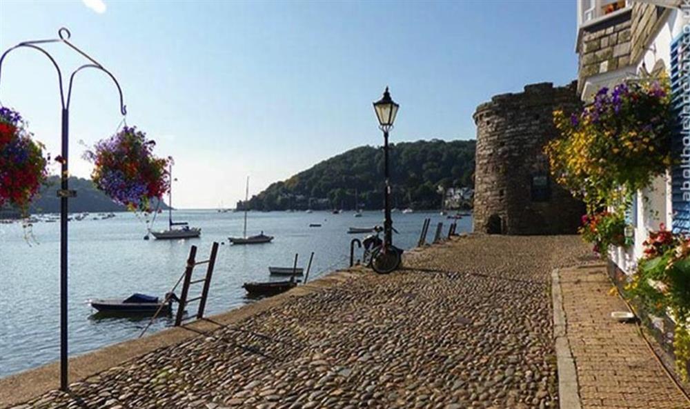 Bayards Cove and the ancient fort at Bolthole Cabin, Dartmouth