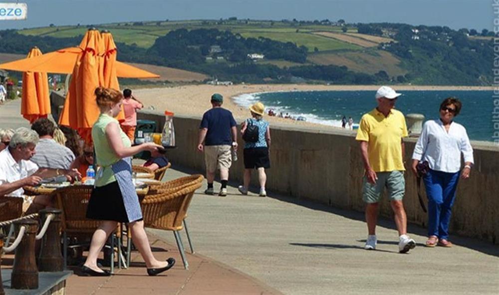 The Seabreeze Cafe on the front at Torcross at Bolthole Cabin, Dartmouth
