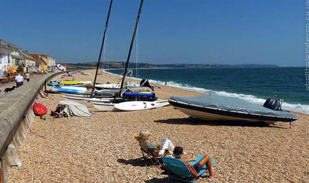 Torcross beach, Start Bay at Bolthole Cabin, Dartmouth