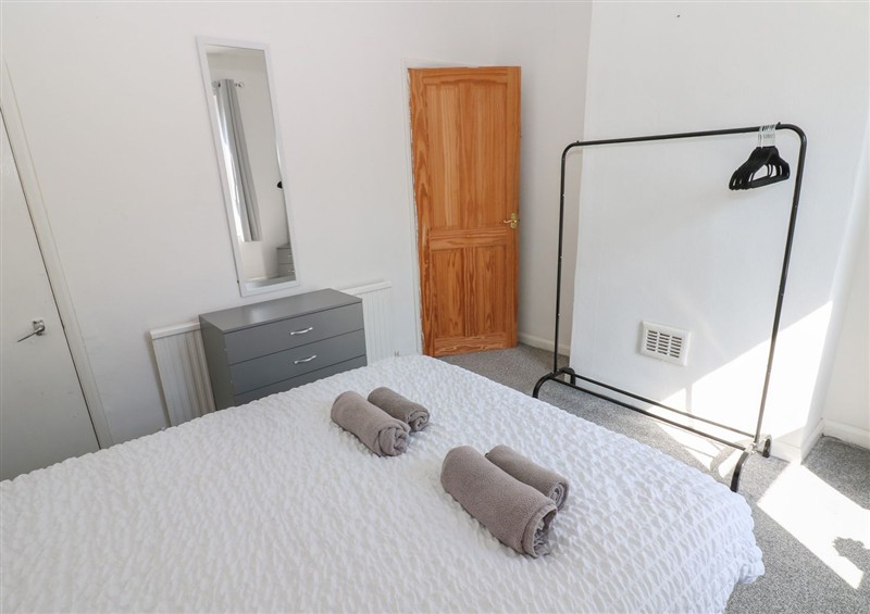 One of the bedrooms at Bolton Terrace, Workington