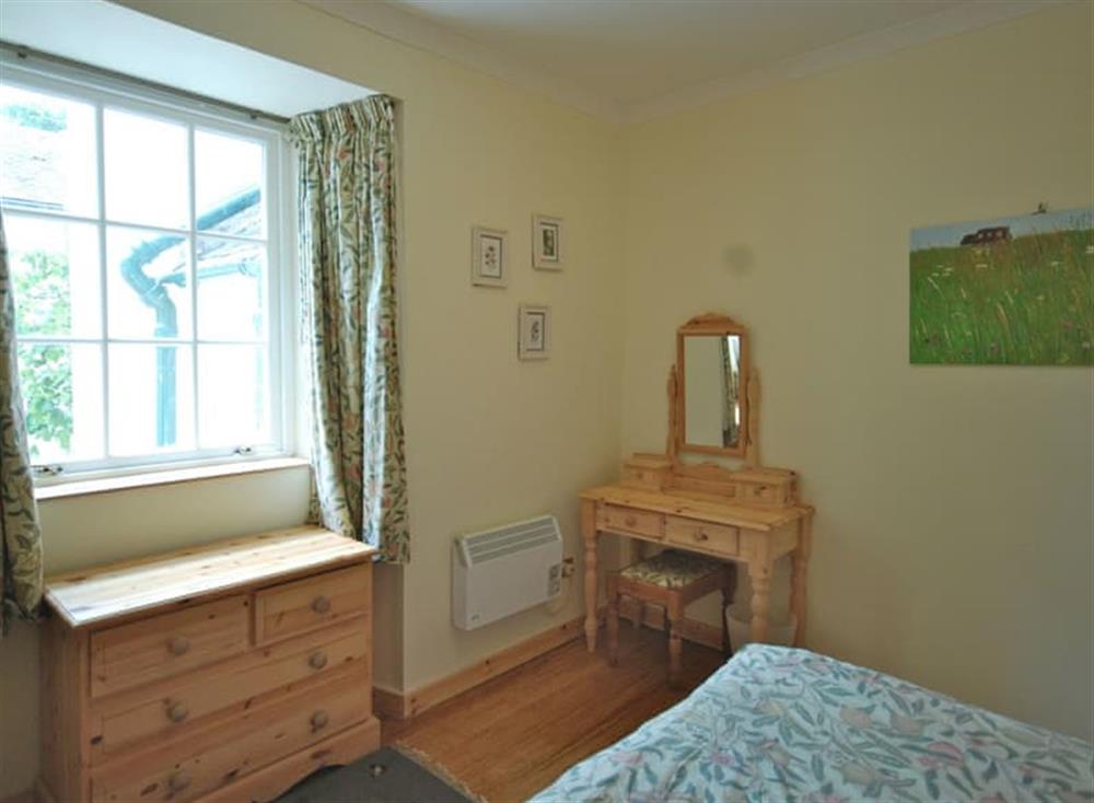 Peaceful double bedroom at Clematis Cottage, 