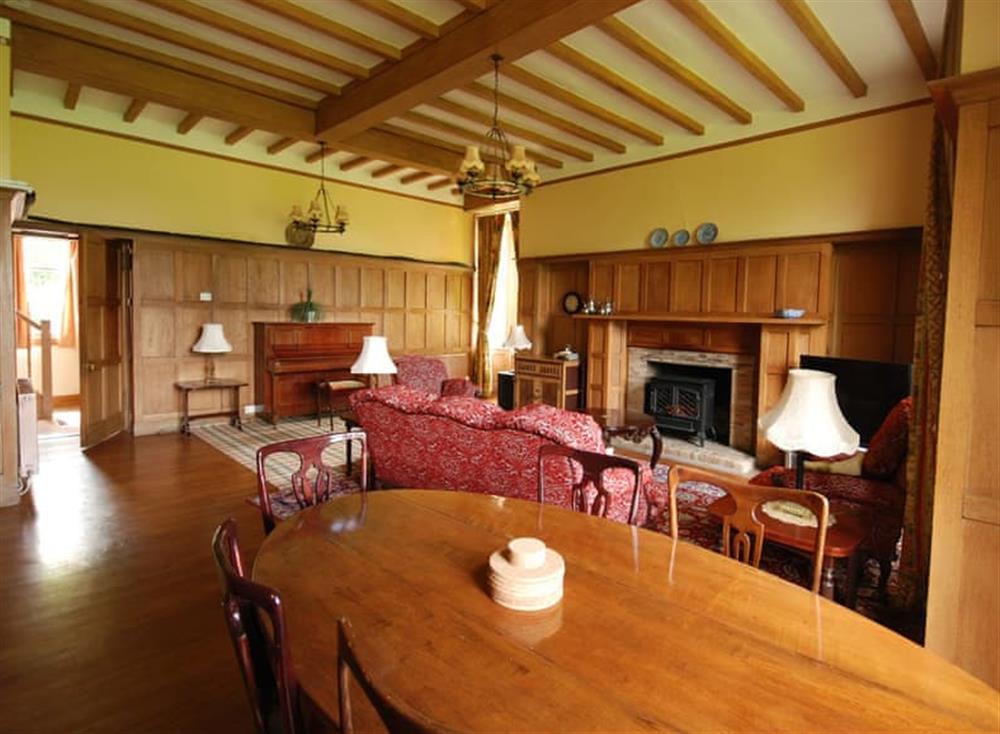 Characterful living and dining room at Edwardian Wing, 