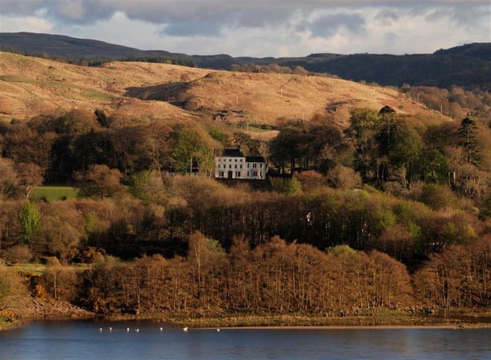View of the property from across the lake at Edwardian Wing, 