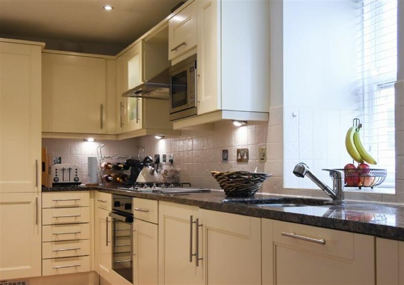 This is the kitchen at Bondgate Apartment, Alnwick