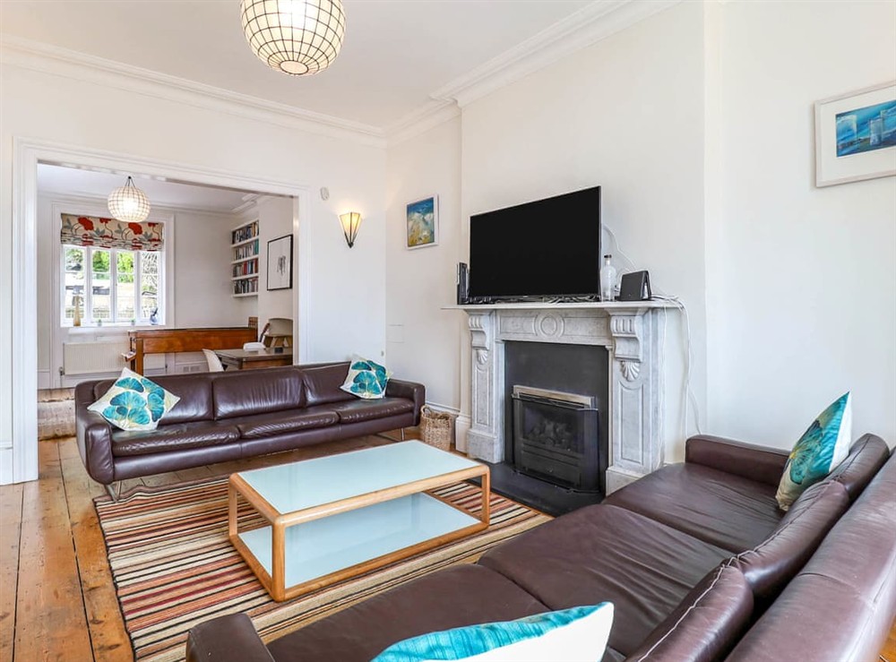 Living area at Boniface Bay View in Ventnor, Isle of Wight