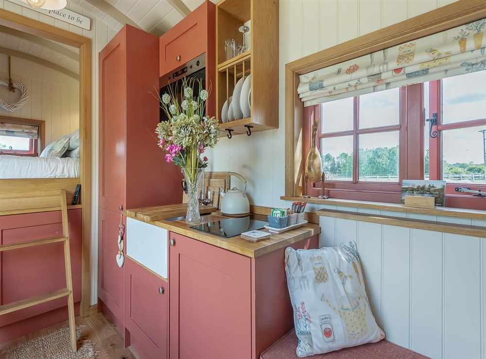 Open plan living space (photo 2) at Bonnies Shepherd Hut in Nottingham, Leicestershire