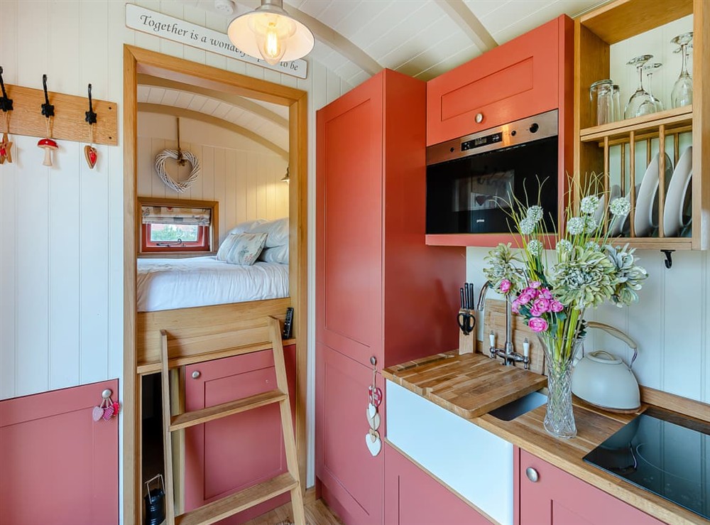 Open plan living space (photo 5) at Bonnies Shepherd Hut in Nottingham, Leicestershire